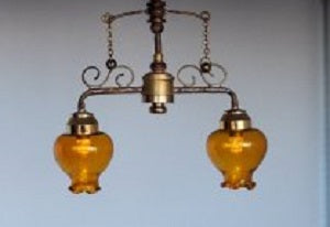 Delancey Street Cafe Ceiling Light, Yellow, LED