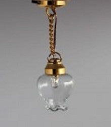 Brooklyn Heights Ceiling Lamp, Clear, LED