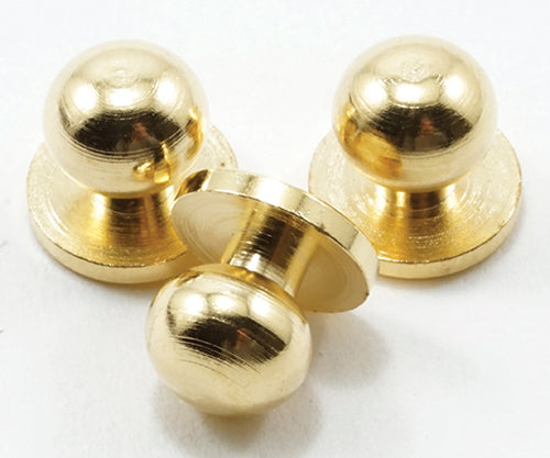 Door Knobs, Brass, 6pk