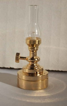Hurricane Clear Shade Table Lamp, LED