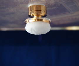 Frosted Globe Ceiling Lamp, LED