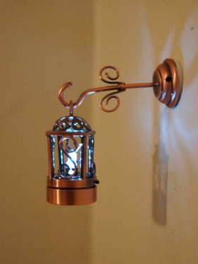 Coach Lamp, Copper, 2pc, LED