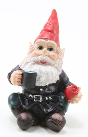 Gnome with Apple & Cup