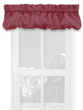 Mulberry Balloon Valance