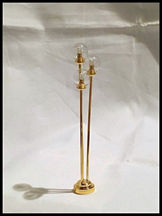 Floor Lamp, Triple Clear Ball Shade, LED