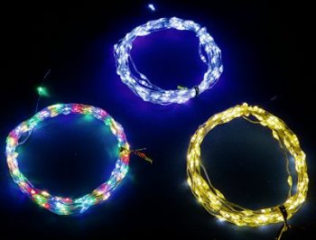 Christmas String of LED Lights, Colored