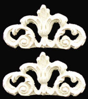 Scroll Decor Trim Applique, 2pc, #35