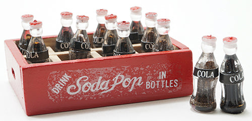 Cola Case with 12 Cola Bottles