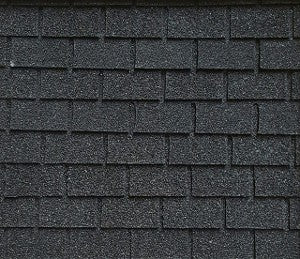 1/2" Scale Asphalt Shingles, Square, Black