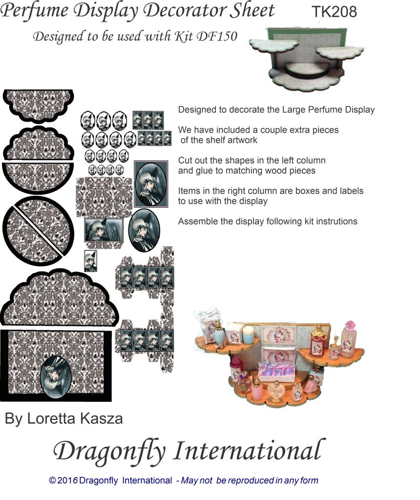 3 Tier Perfume Display Kit, Black