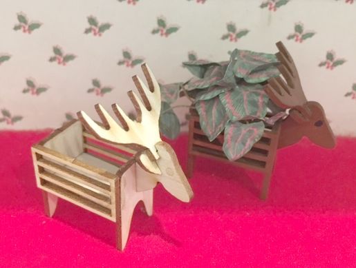 deer planter pot Reindeer Planter Kit – Miniature Designs, Inc