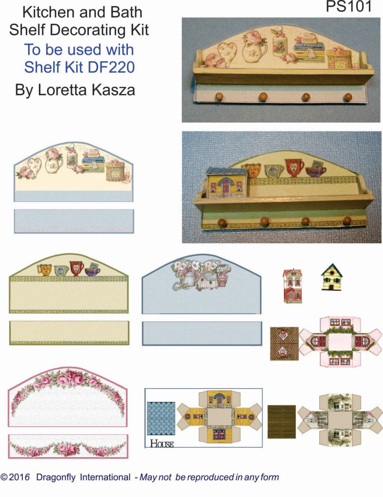 4 Peg Shelf Kit, Kitchen & Bath