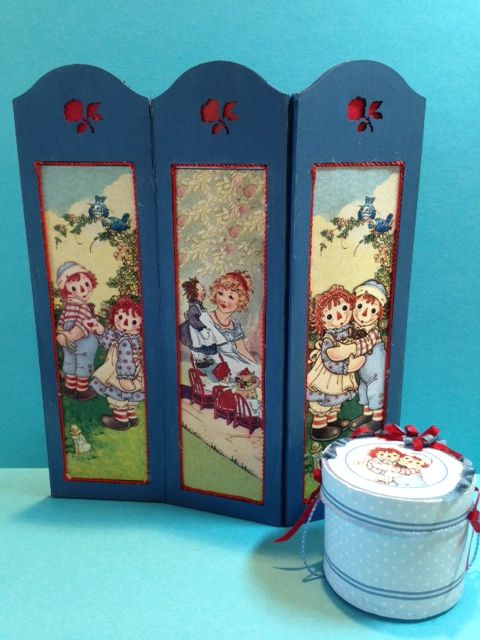 3 Panel Screen Kit, Raggedy Ann & Andy