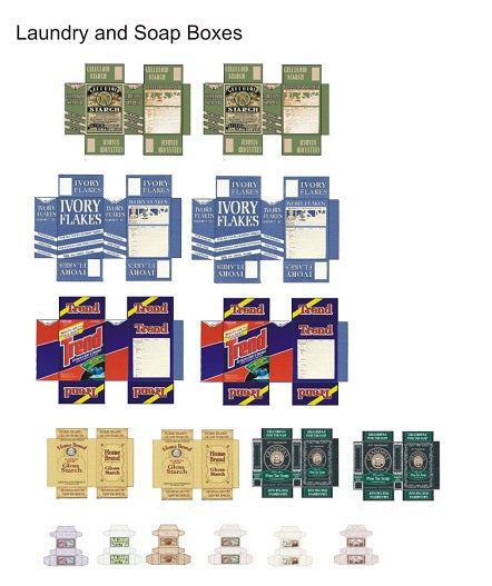 Laundry & Soap Box Kit Sheet