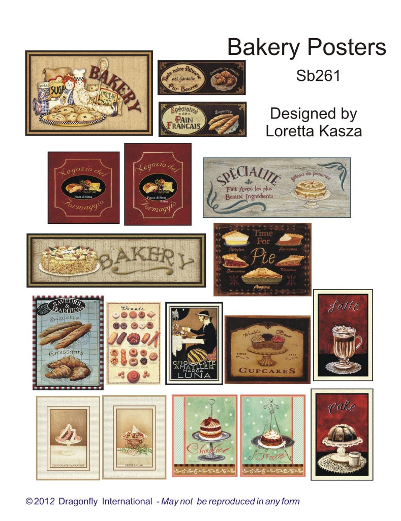 Bakery Poster Sheet
