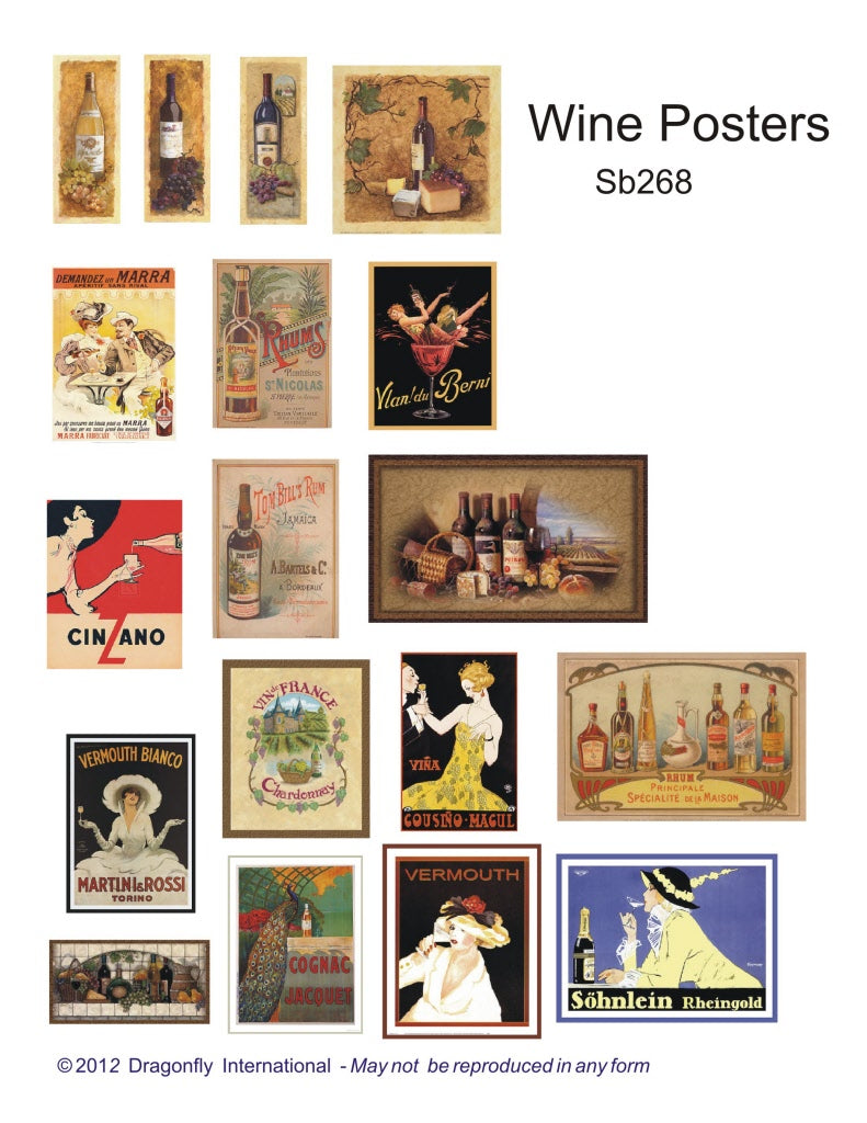 Wine Poster Sheet