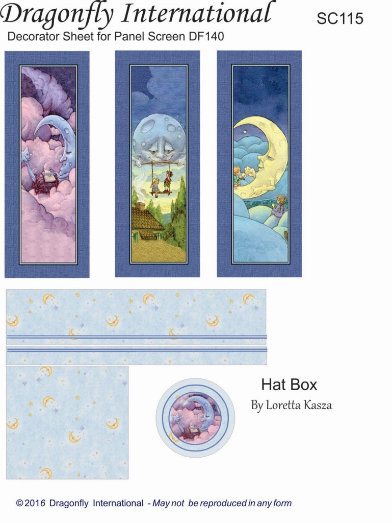 3 Panel Screen Kit, Moon