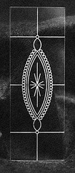 Victorian Oval Pane for Door