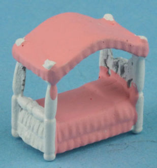1/144" Scale Canopy Bed, Pink
