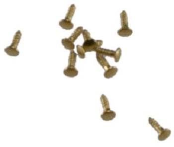 Mini Nails, 3/32", Brass, 100pc