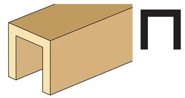 Channel Molding, 1/4"