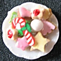 Christmas Cookies on Plate
