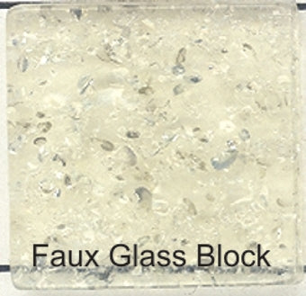 Faux Glass Block Tile