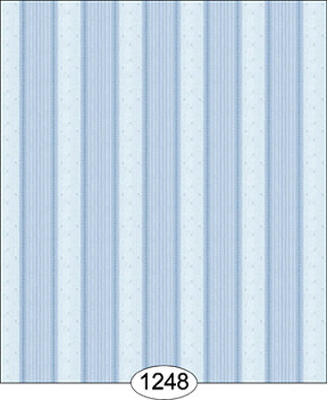Bella Stripe Blue on Blue Wallpaper