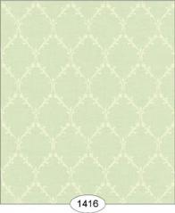 Emma Lattice Green Wallpaper