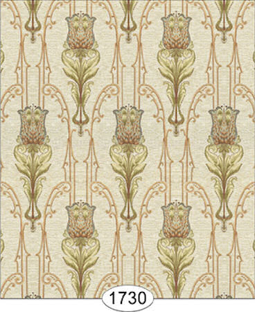 Tulip Tapestry Ivory Wallpaper