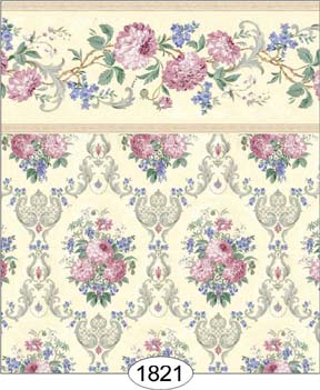 Chrysanthemum Filigree Pink Wallpaper