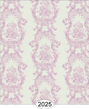 Chloe Lace Purple Wallpaper