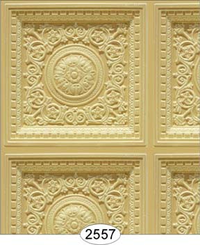 Stone Rosette Ceiling Panel Paper