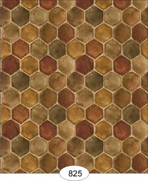 Honeycomb Tile Paper, Brown