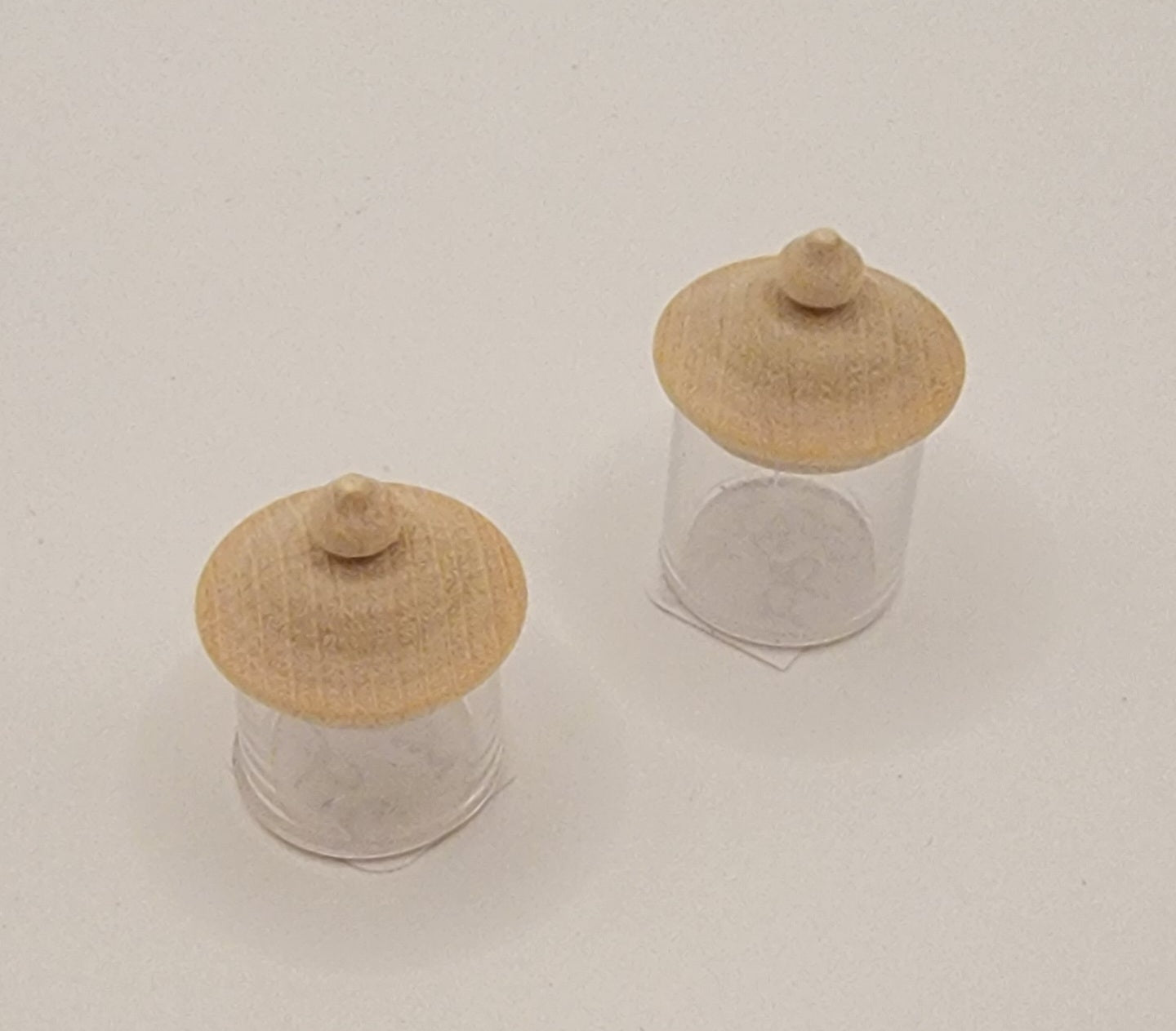 Jar with Wooden Lid, Asst