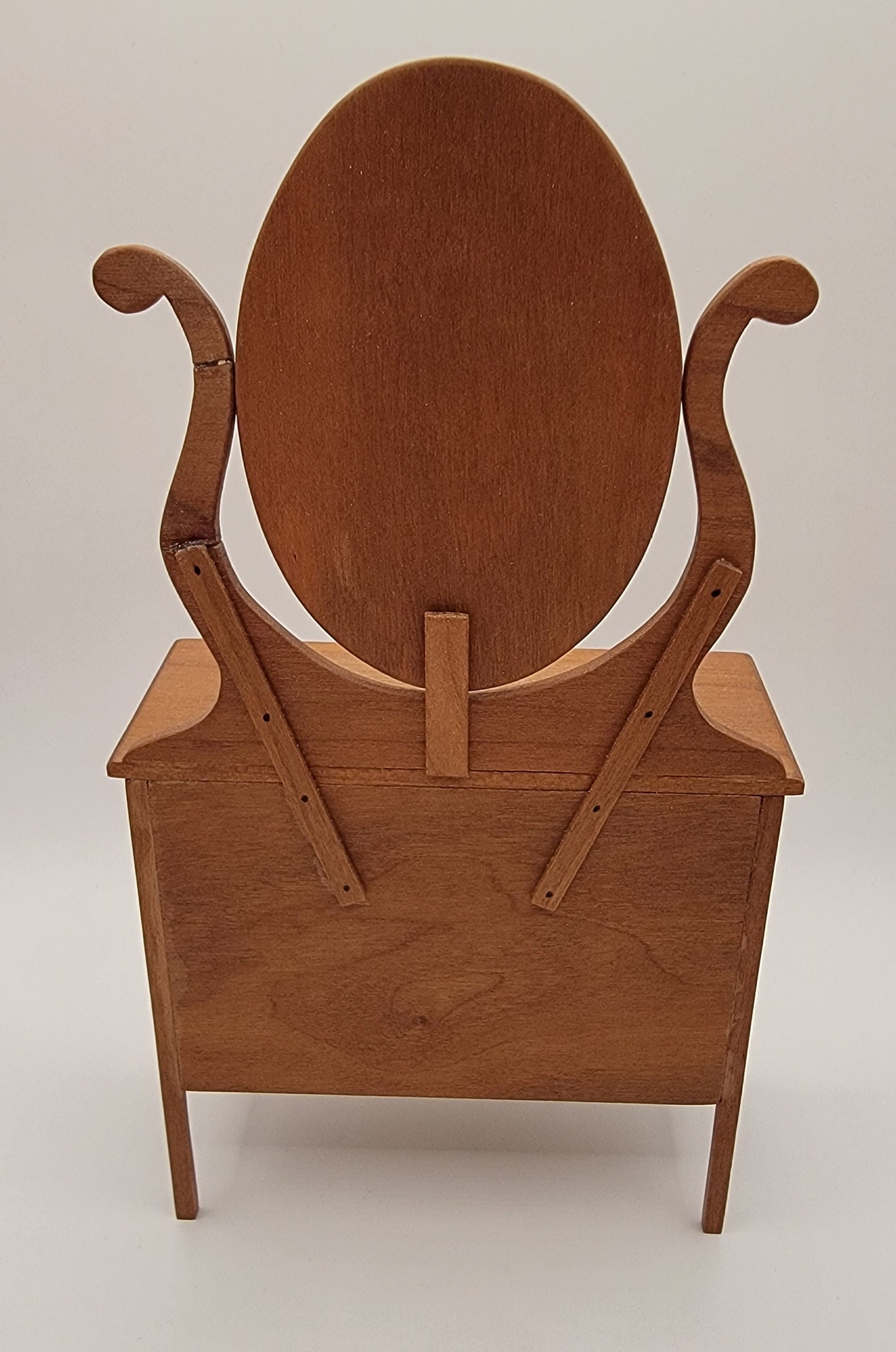 Carved Beveled Mirrored Dresser