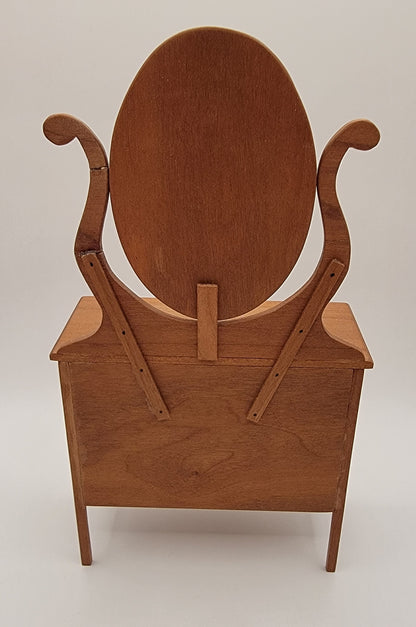 Carved Beveled Mirrored Dresser