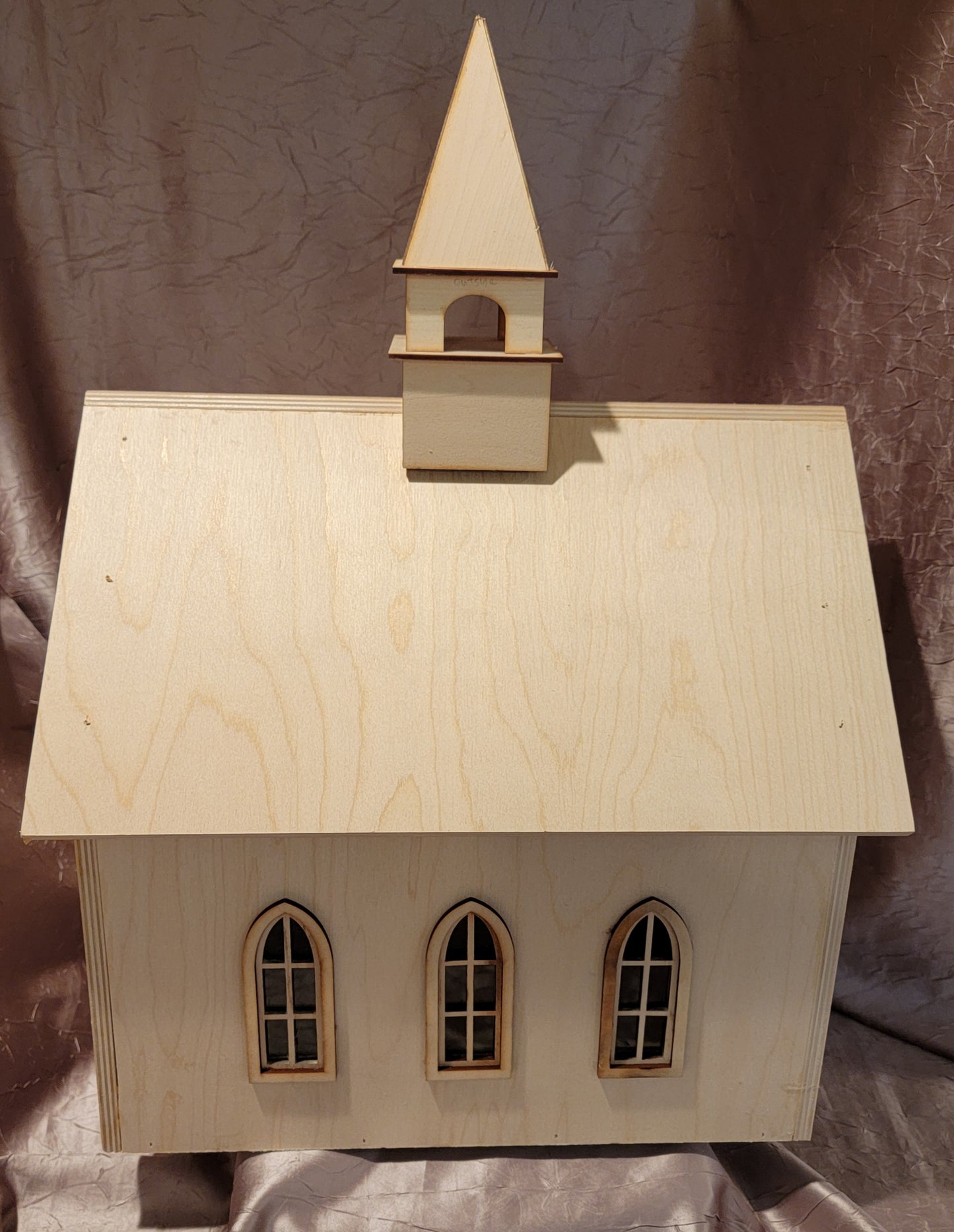 Country Church Assembled Shell