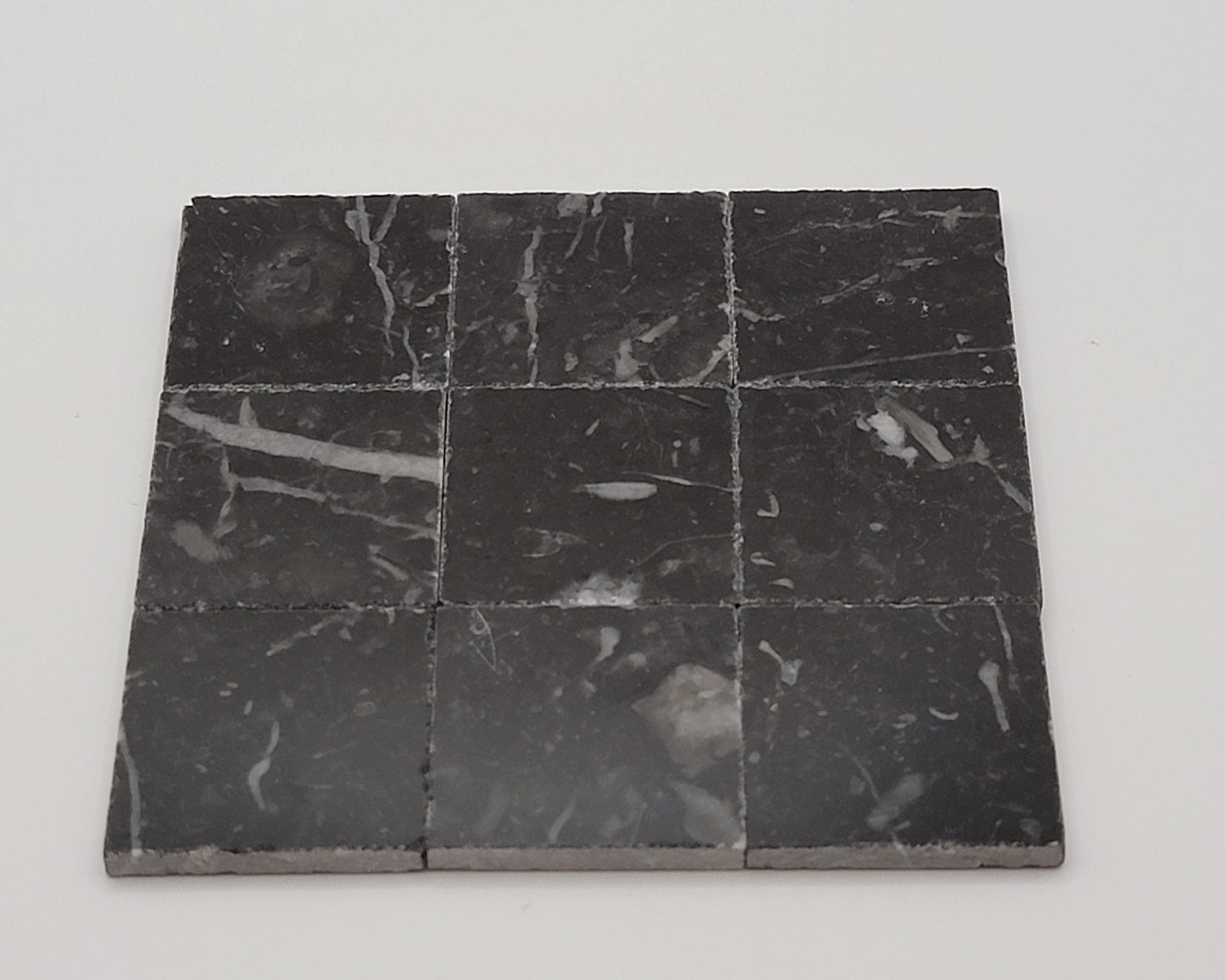 Real Black Marble Tiles, 25 pcs