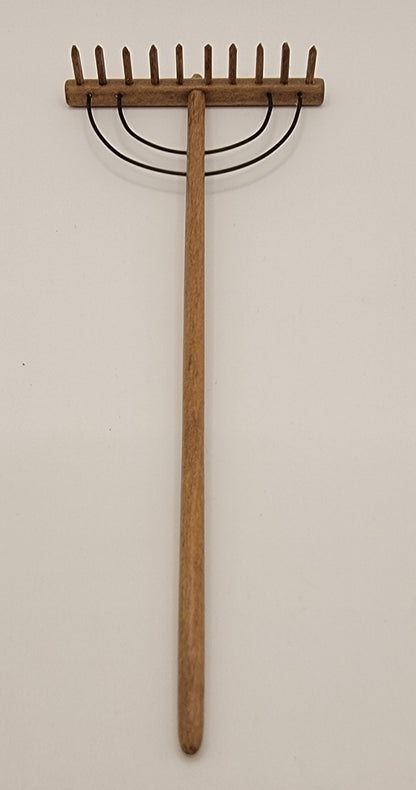 Antique Hay Rake with Wire, Disc.