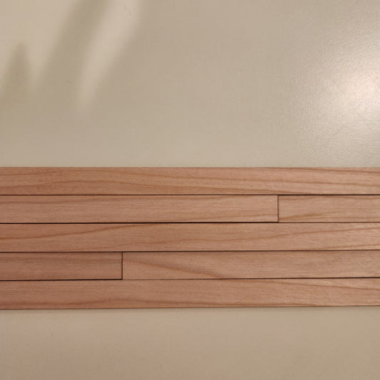 Cherry Hardwood Plank Flooring, 3/8"