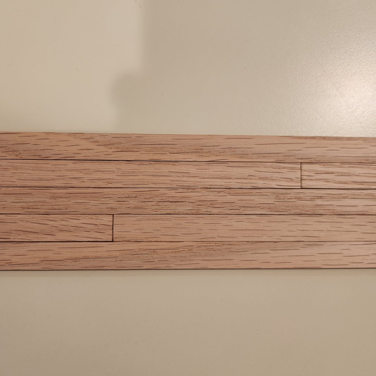 Red Oak Hardwood Plank Flooring, 3/8"