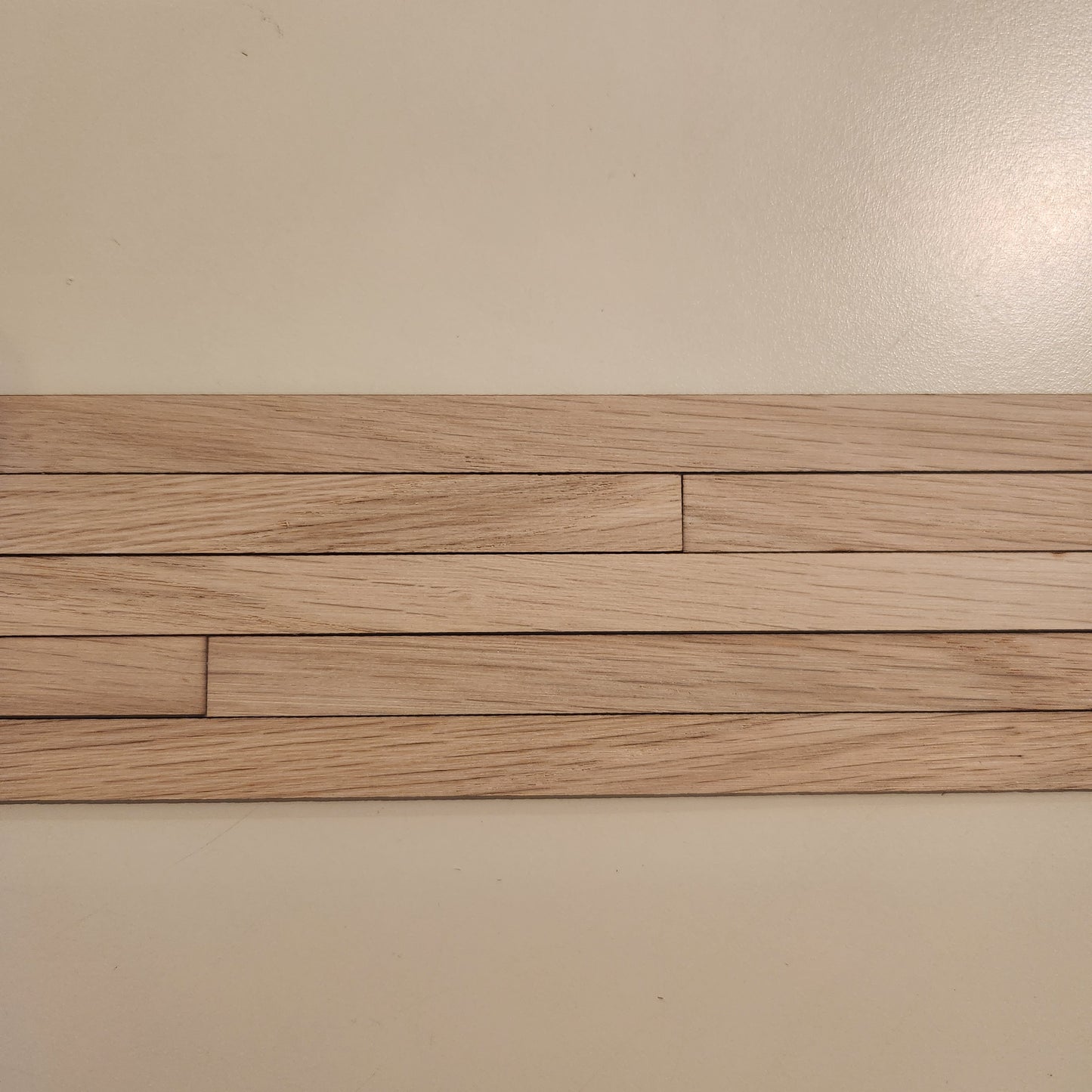 White Oak Hardwood Plank Flooring, 1/4"
