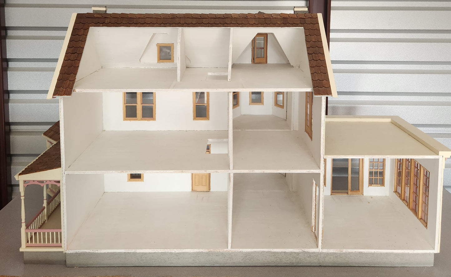 Sterling Estate w/Mansard Addition & Gazebo, Finished Exterior