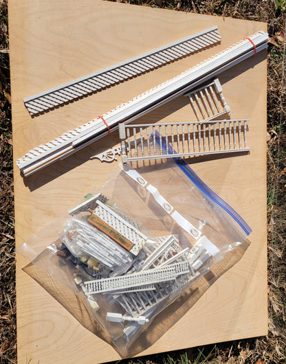 Custom Victorian Dollhouse Complete, Rose