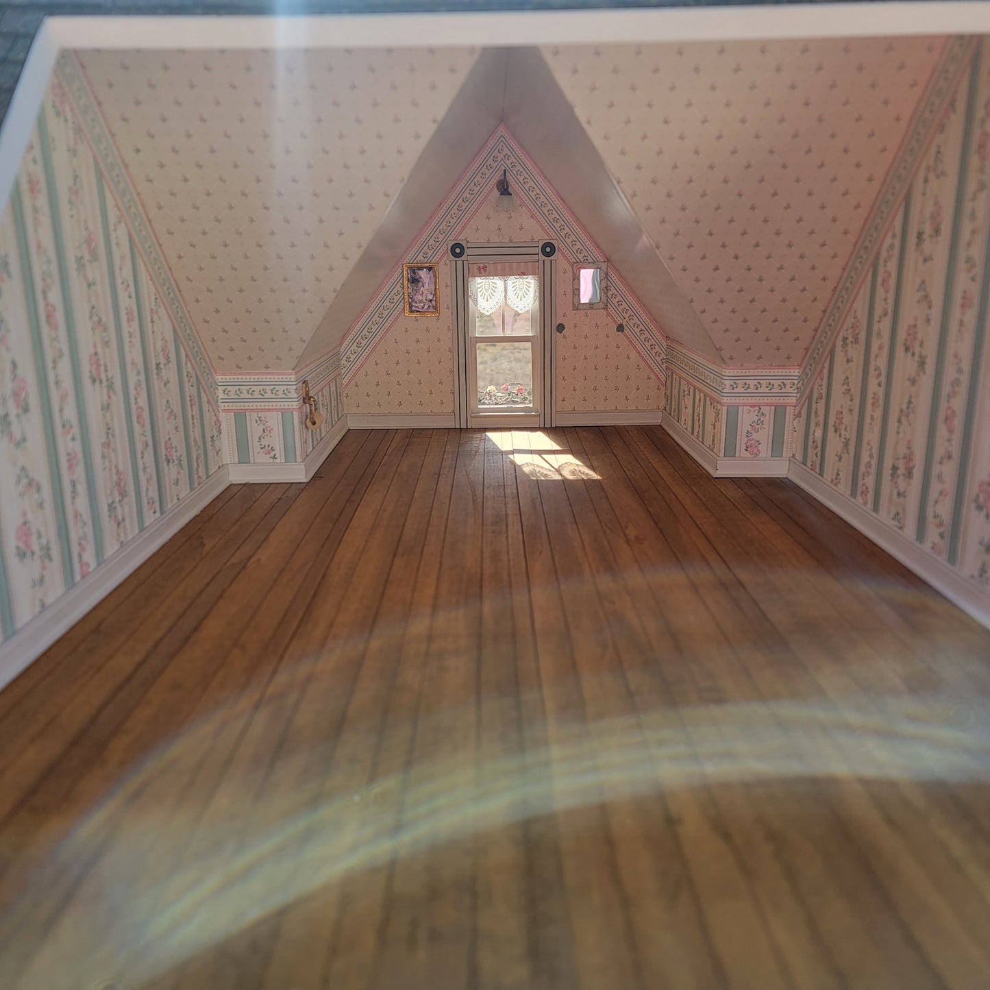 Custom Victorian Dollhouse Complete, Rose