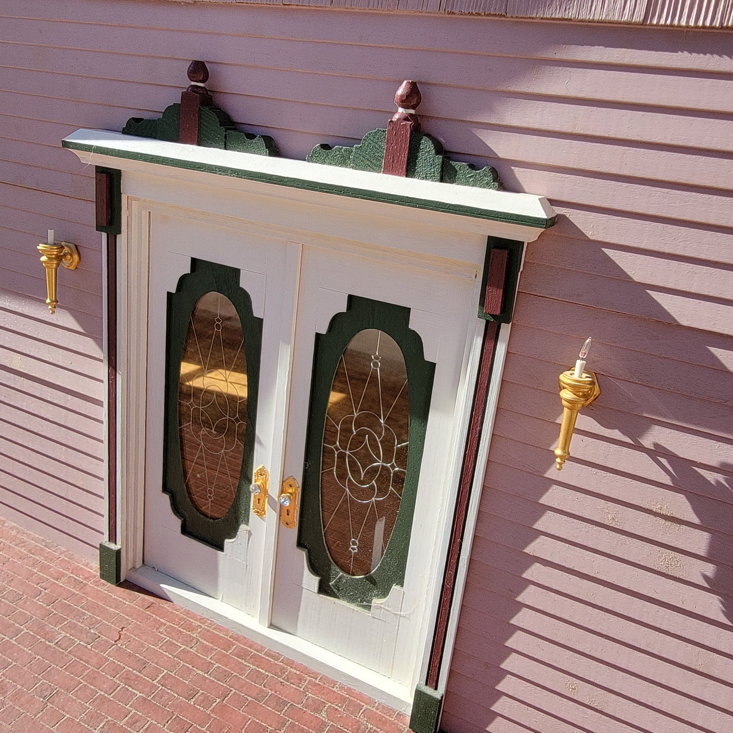 Custom Victorian Dollhouse Complete, Rose