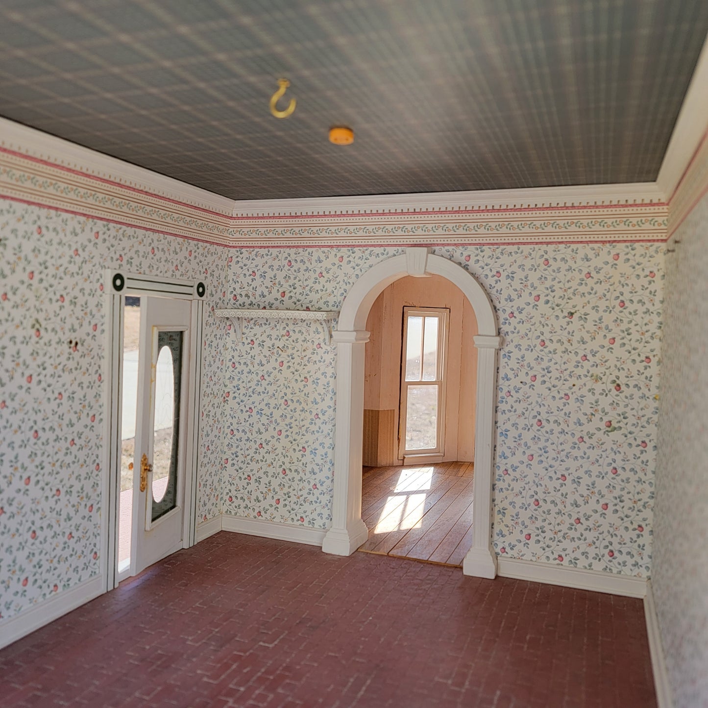 Custom Victorian Dollhouse Complete, Rose