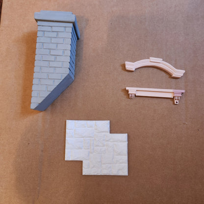 Lawbre, Shadow Cliff Dollhouse Shell with Components