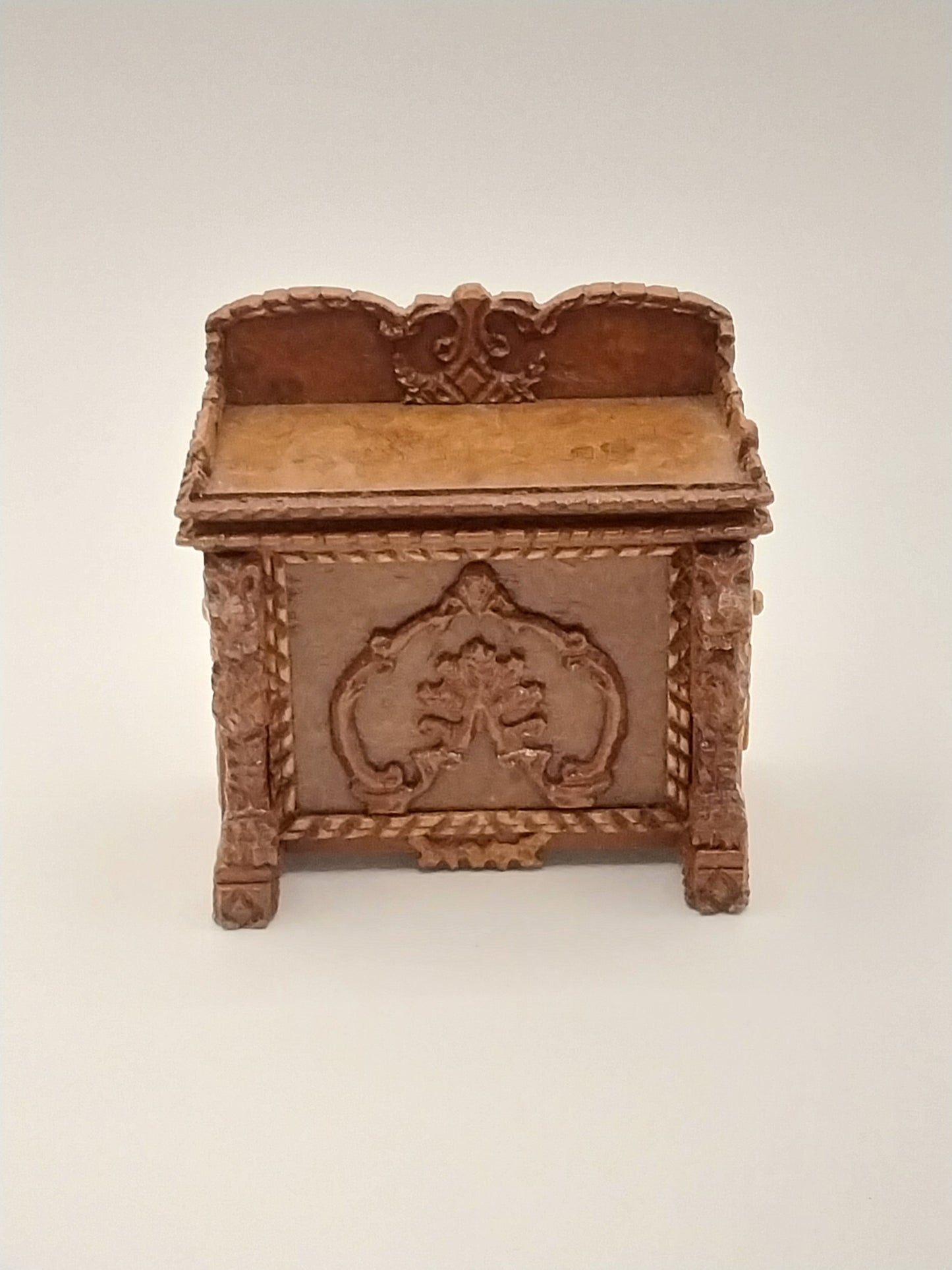 1/2" Scale Cherry Buffet, Hand Carved